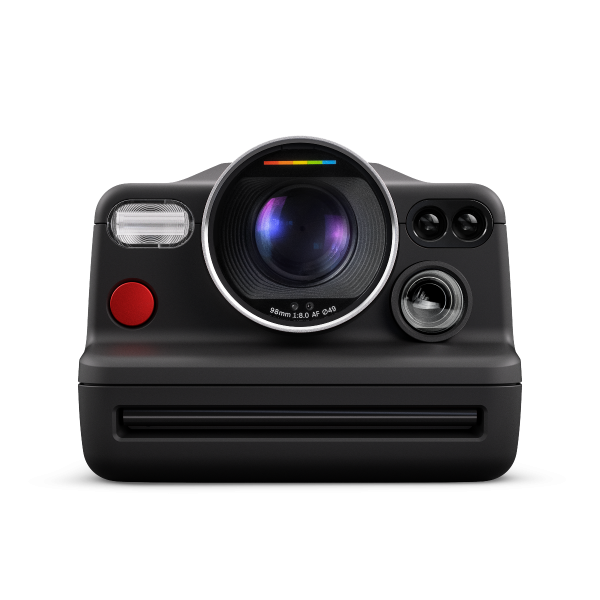 Polaroid Now i-Type - Cámara de película instantánea (negro y blanco) +  paquete de película de color Polaroid