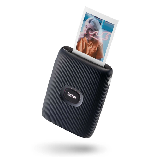 FUJIFILM Instax Mini Link 2, impresora instantánea para  smartphone y película Instax Mini, paquete de 20 unidades. iPhone  INSTAXAiR™, aplicación Adroid, Bluetooth, inalámbrica, mini impresora  fotográfica (azul espacial), impresión de video
