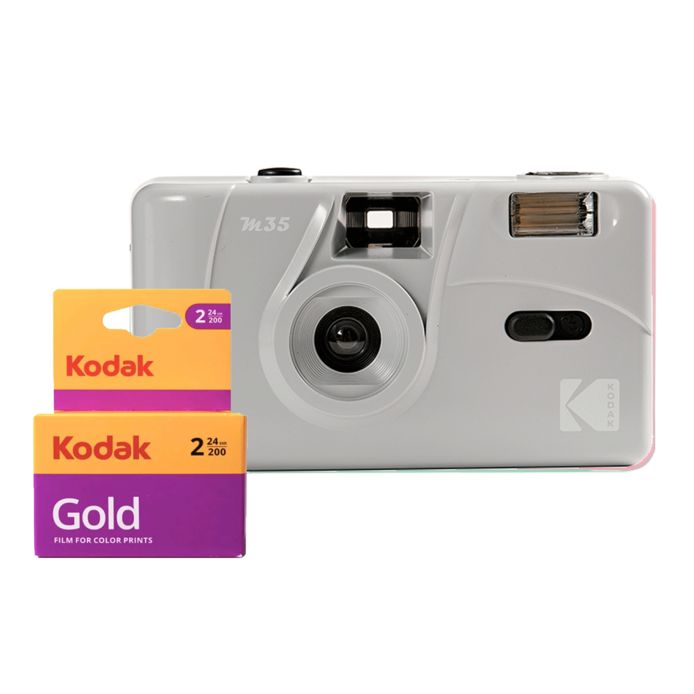 Pack Kodak M35 + 2 carretes Gold 200 24exp